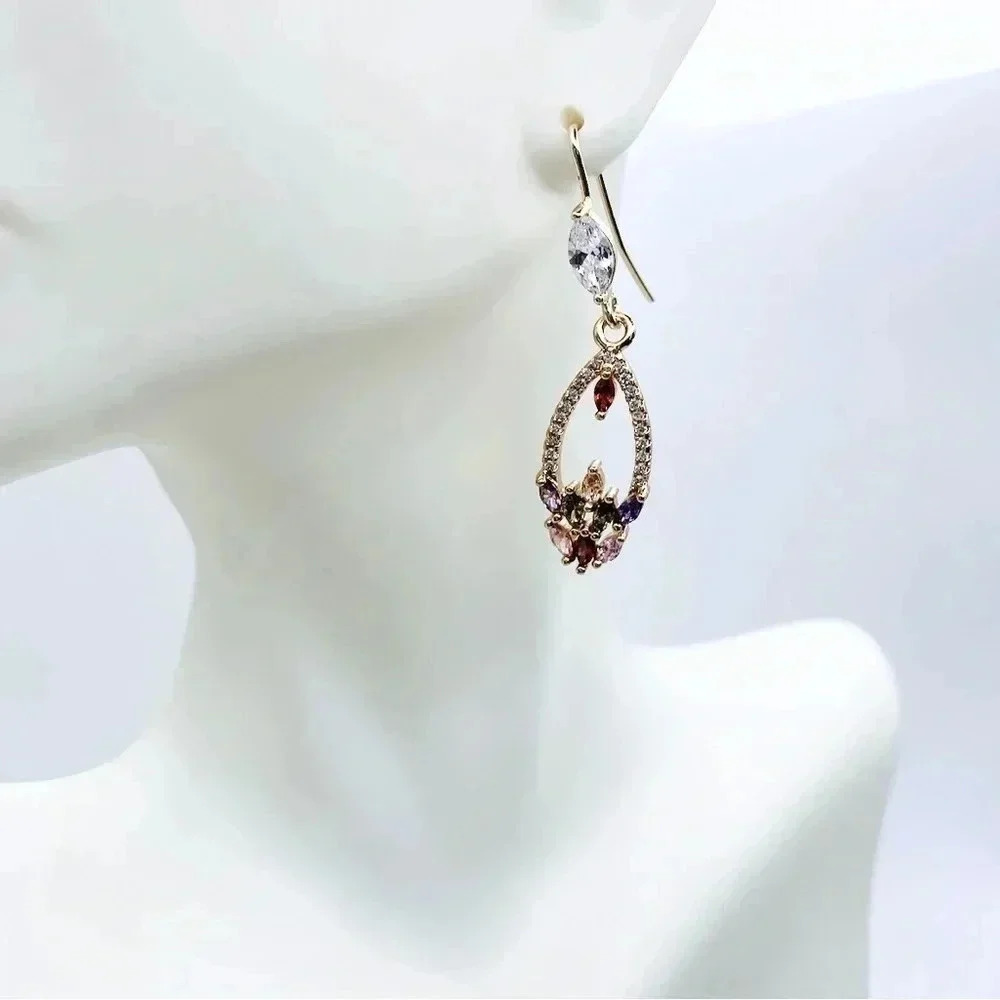 Dangle drop earrings - Picture 3 of 4